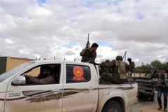 Binh sỹ GNA triển khai tại Tripoli, Libya. (Ảnh: THX/TTXVN)