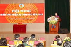 Chủ tịch Quốc hội Nguyễn Thị Kim Ngân phát biểu. (Ảnh: Trọng Đức/TTXVN)