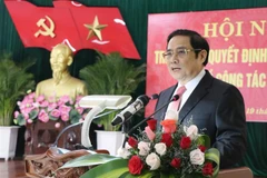 Trưởng ban Tổ chức Trung ương Phạm Minh Chính. (Ảnh: TTXVN)