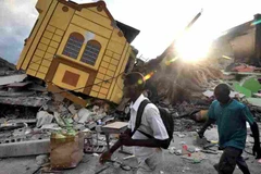 Cảnh đổ nát sau trận động đất tại Haiti năm 2010. (Nguồn: AFP)