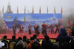 Tiết mục đám cưới người Dao trong lễ hội. (Nguồn: baolaocai.vn)