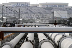 Cơ sở khai thác dầu của Iran trên đảo Khark. (Ảnh: AFP/TTXVN)