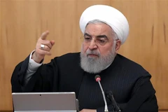 Tổng thống Iran Hassan Rouhani phát biểu tại cuộc họp ở Tehran ngày 15/1. (Ảnh: AFP/TTXVN)