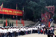 Khu di tích Đền Hùng. (Ảnh: Đình Trân/TTXVN)