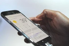 Điện thoại Samsung Galaxy S4 tại buổi lễ ra mắt ở New York ngày 14/3. (Nguồn: AFP/TTXVN)