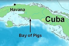 Vịnh Con Lợn của Cuba. (Nguồn: vi.wikipedia.org)