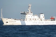 Tàu hải giám Trung Quốc mang số hiệu 84 vi phạm vùng biển của Việt Nam. (Ảnh: TTXVN)