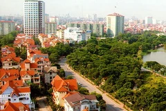 Khu đô thị mới Linh Đàm, công trình kiểu mẫu của HUD. (Ảnh: Bùi Tường/TTXVN)