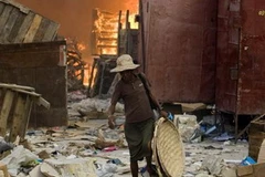 Haiti vẫn còn phải chịu rất nhiều khó khăn sau trận động đất. (Ảnh: Reuters)