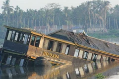 Cận cảnh xác tàu Dìn Ký. (Nguồn: bee.net.vn)