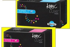Sản phẩm Kotex Luxe Tampons hiện đang được phân phối tại Việt Nam. (Nguồn: Vietnam+)