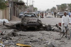 Một vụ nổ bom tại Basra, Iraq hồi tháng 5. (Nguồn: Reuters)