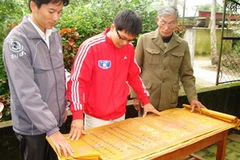 Đạo sắc được tìm thấy ở Nghệ An. (Nguồn: Dân Trí)