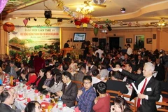 Quang cảnh buổi gặp mặt. (Ảnh: Mạnh Hùng/Vietnam+)