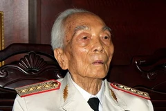 Đại tướng Võ Nguyên Giáp. (Ảnh: Nguyễn Dân/TTXVN)
