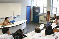 Quang cảnh buổi giao lưu. (Ảnh: Lê Hà/Vietnam+)