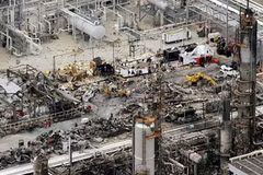 Vụ nổ nhà máy lọc dầu của BP ở Texas năm 2005. (Nguồn: AFP)