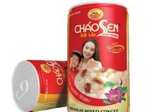 Cháo ăn liền đóng lon của Nhà máy cháo Sen bát bảo Minh Trung. (Nguồn: minhtrunggroup.com)