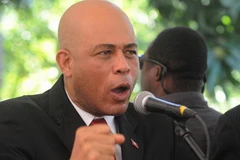 Ứng cử viên, ca sĩ nổi tiếng Michel Martelly. (Nguồn: Getty Images)