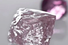 Viên kim cương màu hồng được phát hiện. (Nguồn: AAP)
