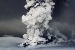 Tro bụi từ núi lửa Grimsvoetn. (Nguồn: Reuters)