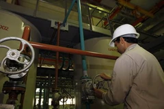 Khu vực tinh chế nước trong nhà máy năng lượng hạt nhân Bushehr, miền nam Iran, ngày 25/2/2009. (Ảnh: AFP/TTXVN)