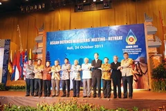 Các trưởng đoàn tại hội nghị. (Ảnh: TTXVN)