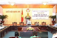 Quang cảnh buổi tọa đàm. (Ảnh: Dương Giang/TTXVN)