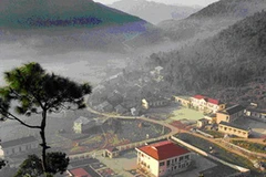 Công viên địa chất toàn cầu Cao nguyên đá Đồng Văn. (Ảnh: Văn Phát/TTXVN)