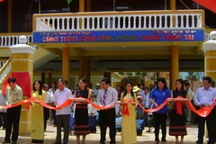 Quang cảnh lễ khánh thành. (Ảnh: Nguyễn Sơn/Vietnam+)