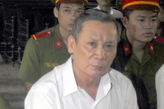 Bị cáo Nguyễn Văn Tính tại phiên tòa. (Ảnh: Hoàng Hải/TTXVN)