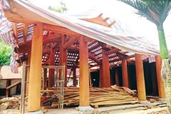 Một phần của “chùa Trăm Gian mới”. (Nguồn: Gia đình & Xã hội)