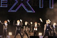 Nhóm nhạc Super Junior biểu diễn trong chương trình MTV Exit. (Nguồn: Internet)