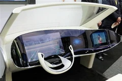 Buồng lái mới ra mắt của Panasonic tại ITS. (Nguồn: SankeiBiz)