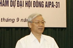 Chủ tịch Quốc hội Nguyễn Phú Trọng. (Ảnh: Trí Dũng/TTXVN)