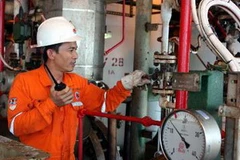 Vận hành khai thác dầu khí ở mỏ Bạch Hổ. (Ảnh: Hà Thái/TTXVN)