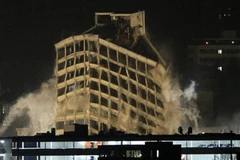 Tòa nhà bị phá hủy. (Nguồn: welt.de)