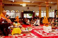 Lễ hội Vào hè tại chùa Ông Tự. (Ảnh: Hoàng Chương/Vietnam+)