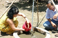 Công trình khí sinh học. (Ảnh: Đình Huệ/TTXVN)