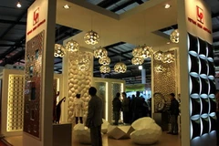 Triển lãm Quốc tế Vietbuild Hà Nội 2011. (Ảnh: Tuấn Anh/TTXVN)