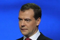 Tổng thống Nga Dmitry Medvedev. (Nguồn: AFP/TTXVN)