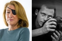 Hai phóng viên Marie Colvin (trái) và Remi Ochlik đã thiệt mạng tại Syria. (Nguồn: AP)
