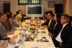 Quang cảnh hội nghị. (Ảnh: Thanh Hoa-Thanh Hải/Vietnam+)