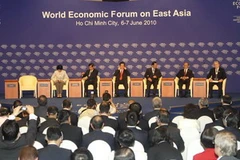 Quang cảnh phiên khai mạc diễn đàn WEF. (Ảnh: Thế Anh/TTXVN)