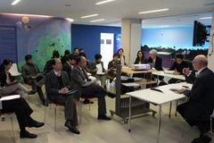 Quang cảnh cuộc họp. (Ảnh: Lê Hà-Trung Dũng/Vietnam+)