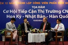 Quang cảnh buổi tọa đàm. (Ảnh: Thanh Vũ/TTXVN)