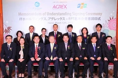 Lễ ký liên doanh giữa BPO đầu tiên tại Đông Nam Á giữa FPT Sofware và đối tác lâu năm Nhật Bản. (Nguồn: FPT)