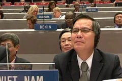 Đại sứ Vũ Dũng tại hội nghị. (Ảnh: Đức Hùng/Vietnam+)