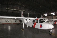 Máy bay cánh bằng được sử dụng để tìm kiếm. (Nguồn: Vietnam+)