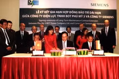 Quang cảnh lễ ký kết. (Ảnh: Vietnam+)